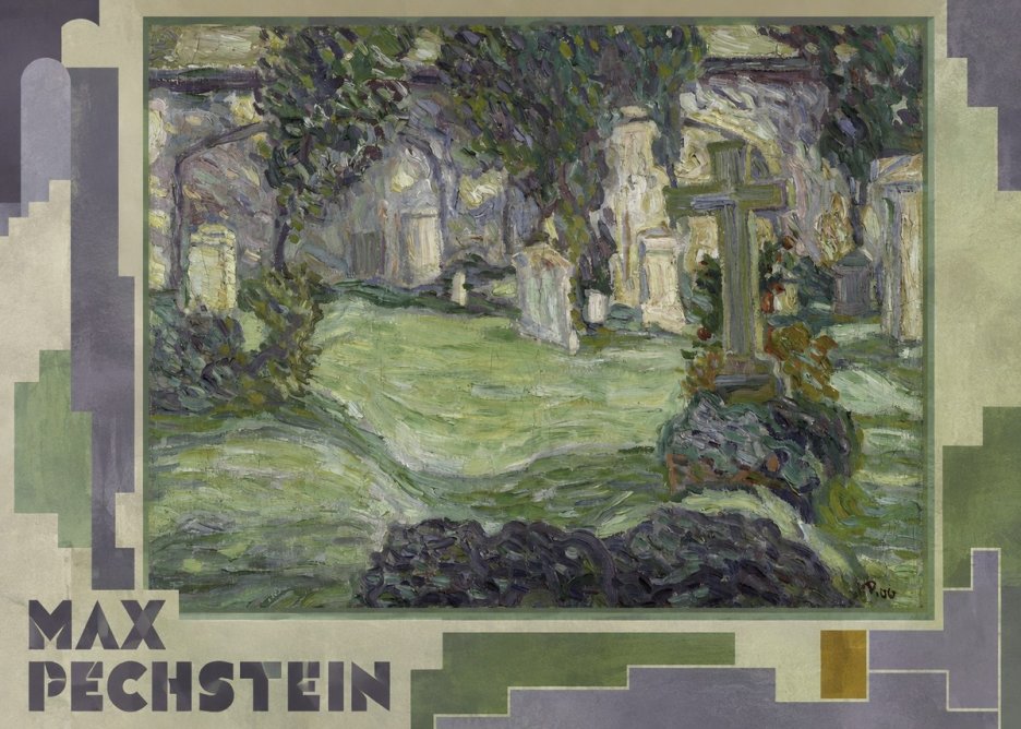 Max Pechstein Cemetery No6 - Poszter