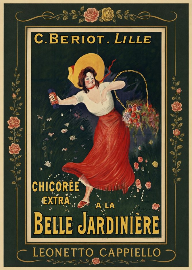Leonetto Cappiello Chicorée Extra a La Belle Jardinière No1 - Poszter