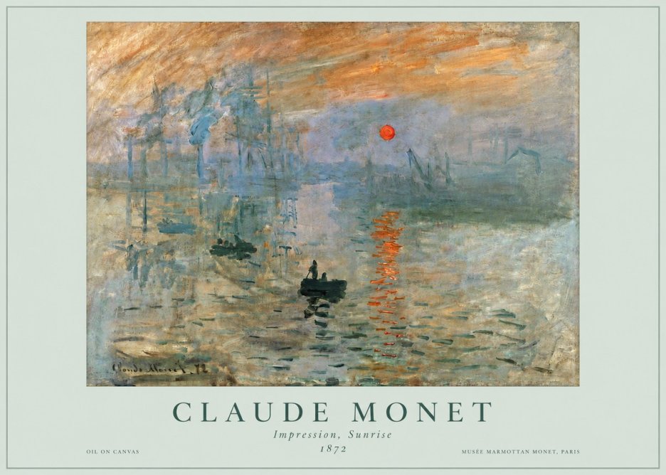Monet Impression, Sunrise II No3 - Poszter