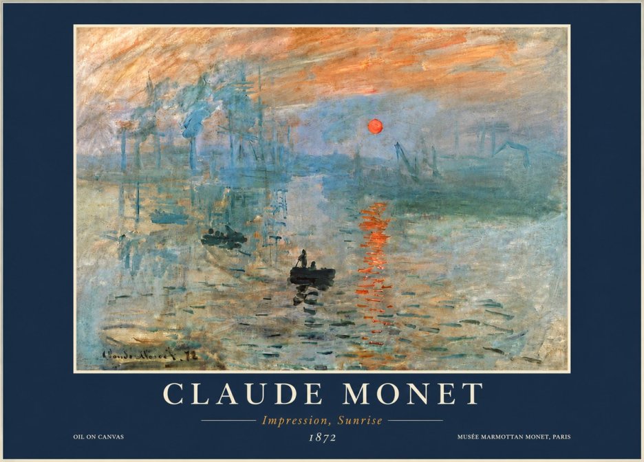 Monet Impression, Sunrise II No5 - Poszter