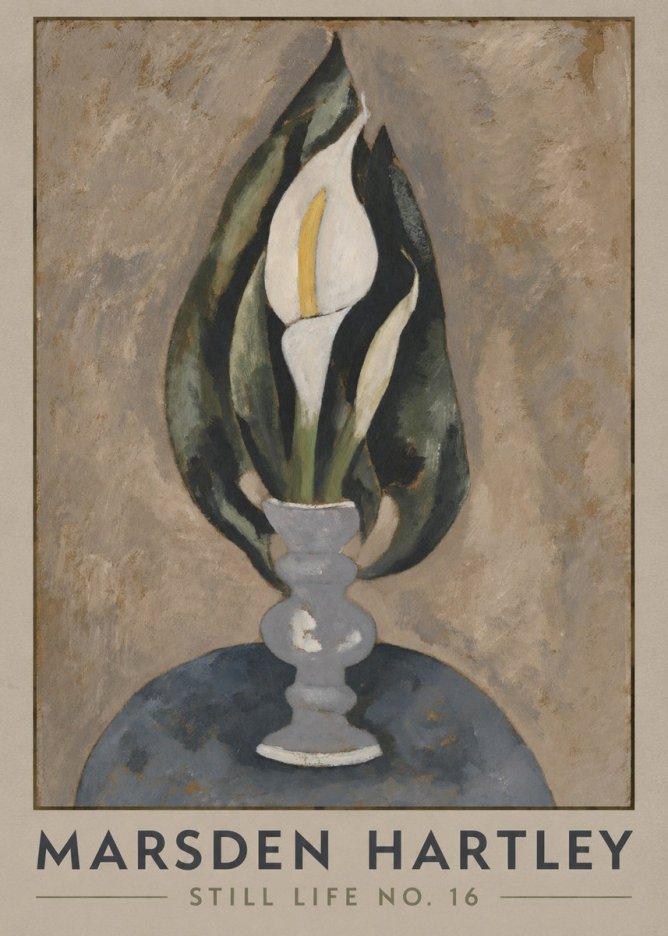 Marsden Hartley Still Life No. 16 No1 - Poszter