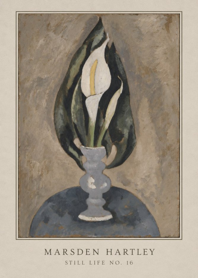Marsden Hartley Still Life No. 16 No4 - Poszter