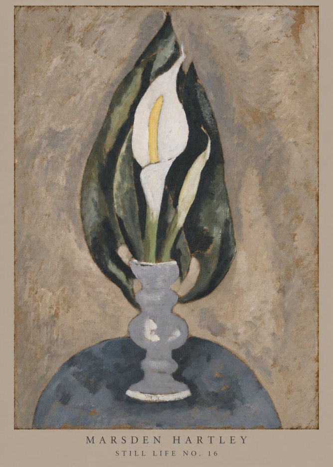 Marsden Hartley Still Life No. 16 No6 - Poszter
