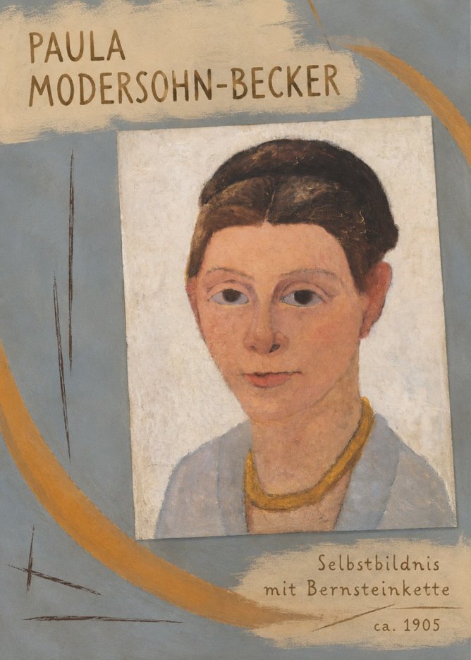 Paula Modersohn-Becker Selbstbildnis Mit Bernsteinkette No2 - Poszter
