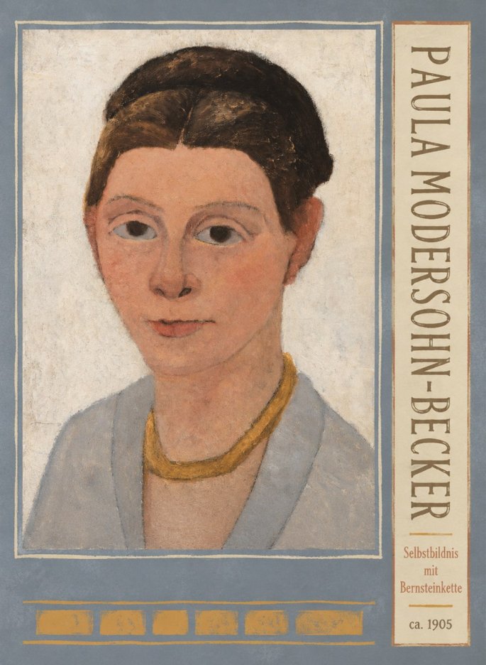 Paula Modersohn-Becker Selbstbildnis Mit Bernsteinkette No5 - Poszter