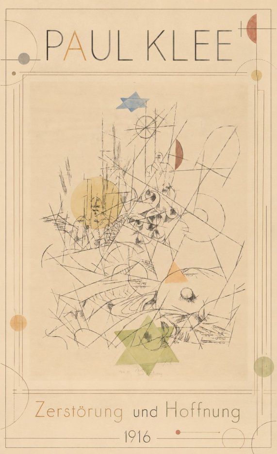Paul Klee Zerstörung Und Hoffnung I No1 - Poszter