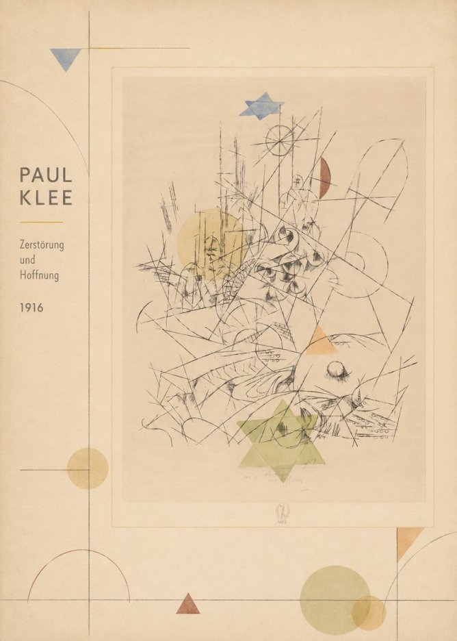Paul Klee Zerstörung Und Hoffnung I No2 - Poszter