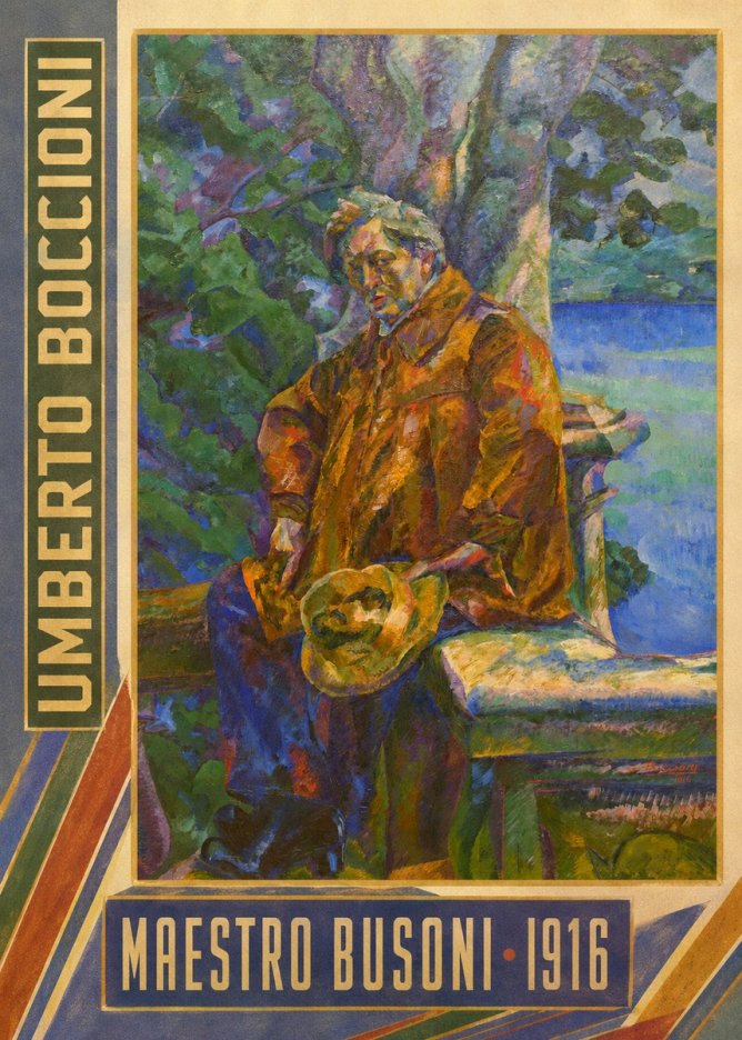 Umberto Boccioni Maestro Busoni No3 - Poszter
