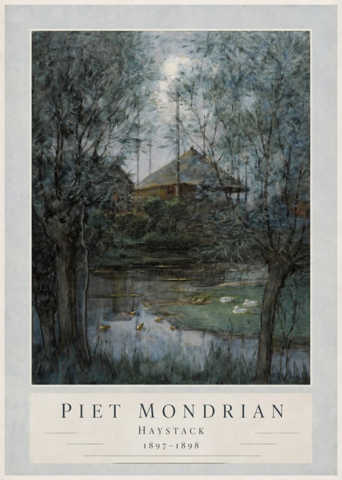 Piet Mondrian Haystack No3 - Poszter