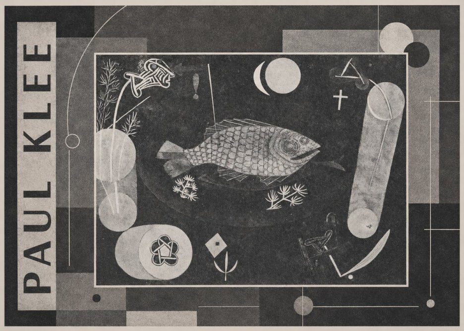 Paul Klee Abstract Fish No4 - Poszter
