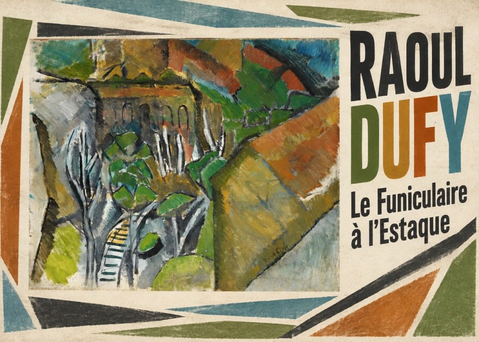Raoul Dufy Le Funiculaire À L'estaque No2 - Poszter