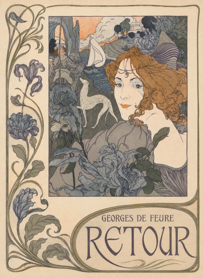 Georges de Feure Retour No2 - Poszter