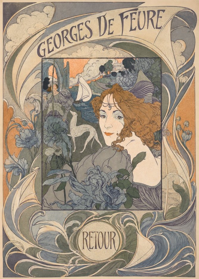 Georges de Feure Retour No6 - Poszter