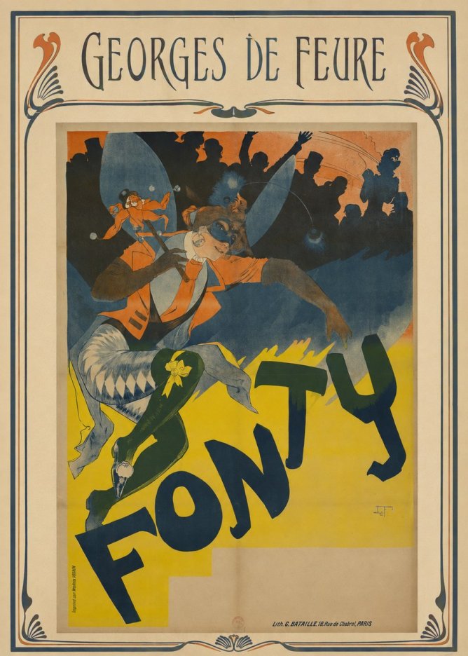 Georges de Feure Fonty I No1 - Poszter