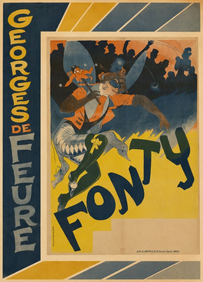 Georges de Feure Fonty I No3 - Poszter