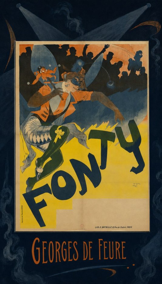 Georges de Feure Fonty I No5 - Poszter