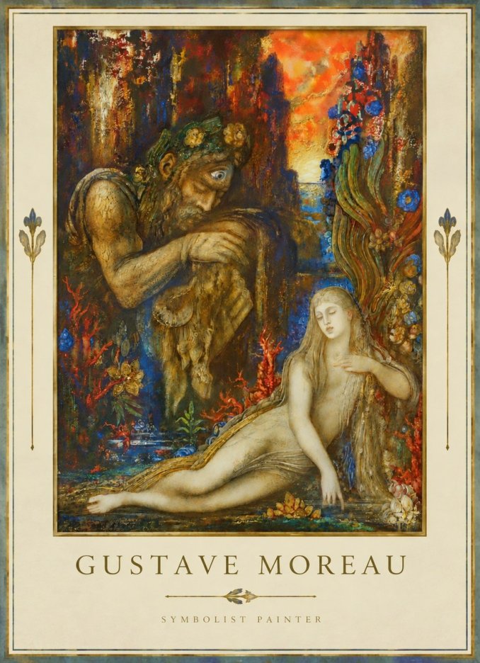 Gustave Moreau Galatea I No3 - Poszter