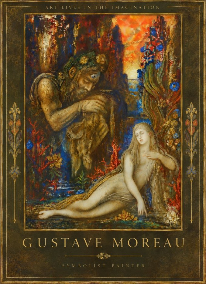 Gustave Moreau Galatea I No5 - Poszter
