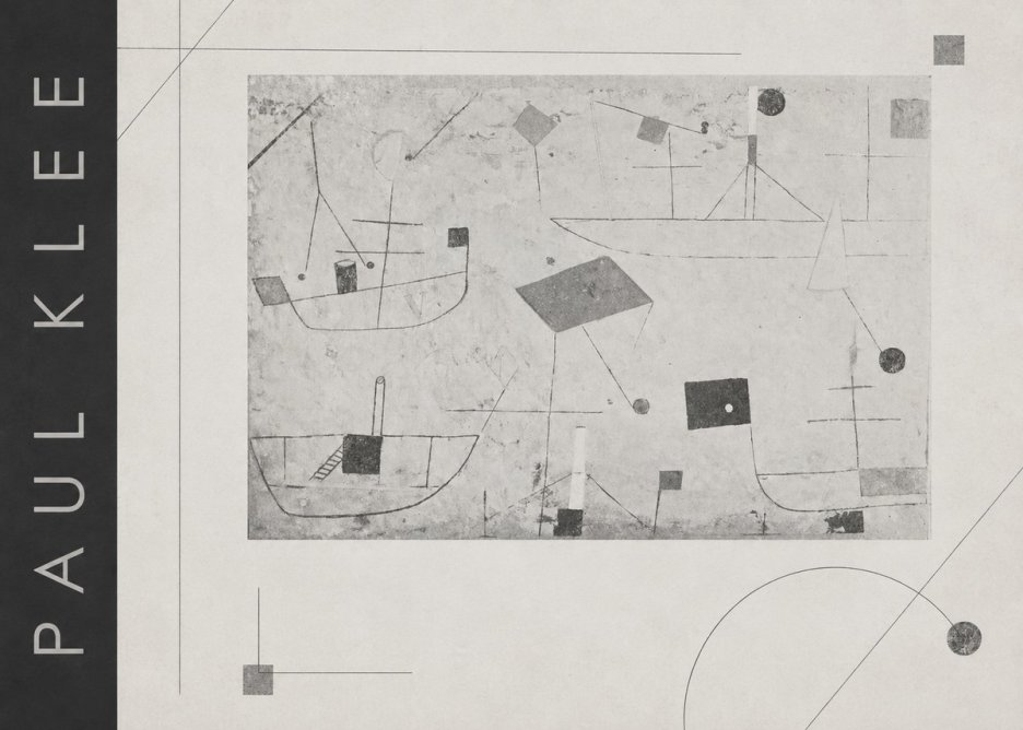 Paul Klee Seascape with Boats No2 - Poszter