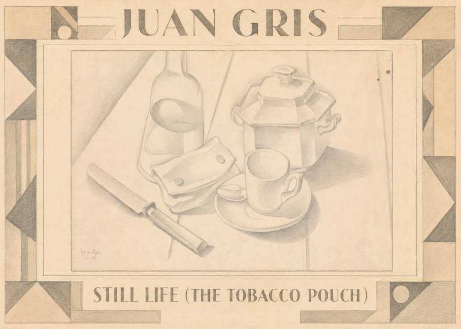 Juan Gris Still Life (the Tobacco Pouch) No1 - Poszter