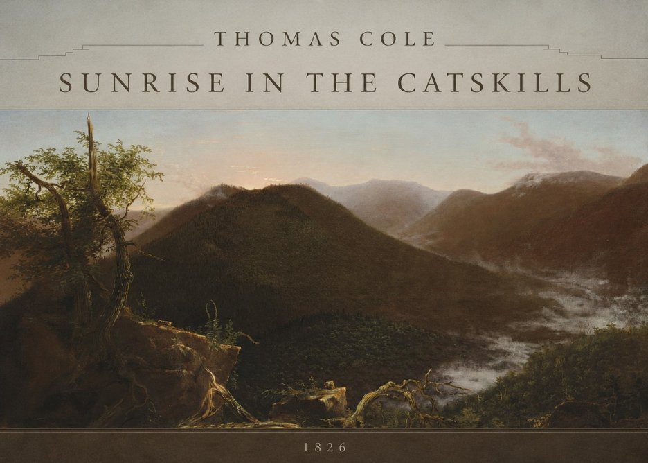 Thomas Cole Sunrise in the Catskills I No6 - Poszter