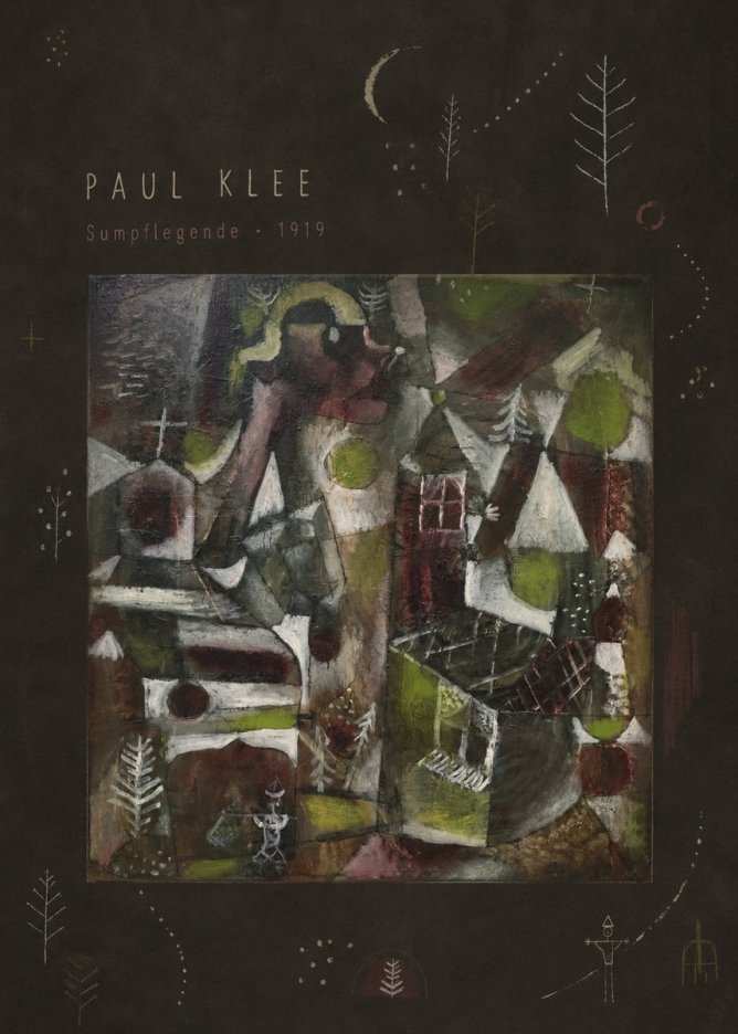 Paul Klee Sumpflegende II No3 - Poszter