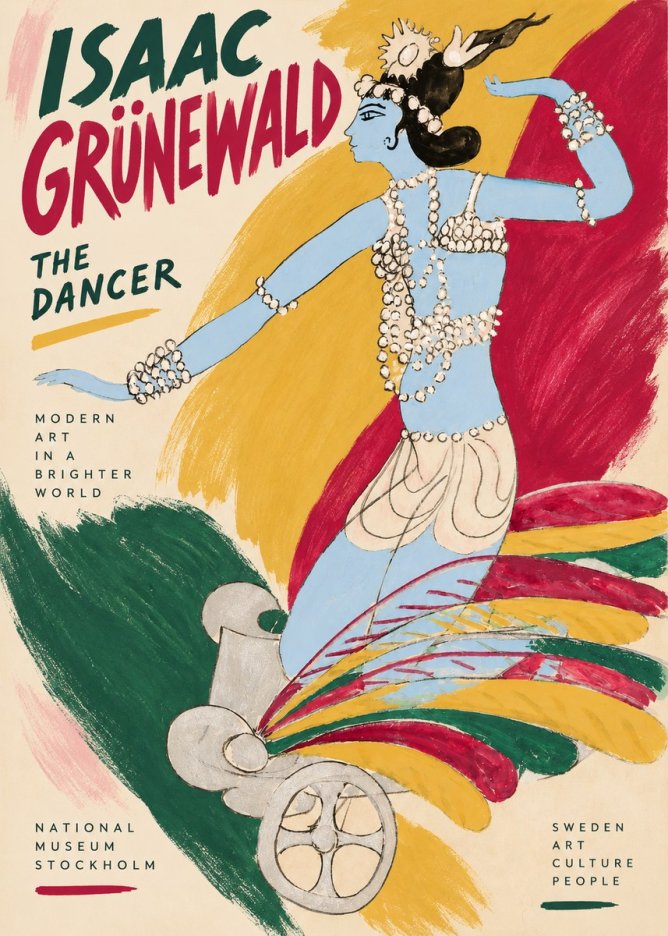 Isaac Grünewald Dancer on a Chariot No6 - Poszter