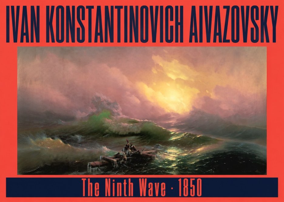 Ivan Konstantinovich Aivazovsky The Ninth Wave II No4 - Poszter