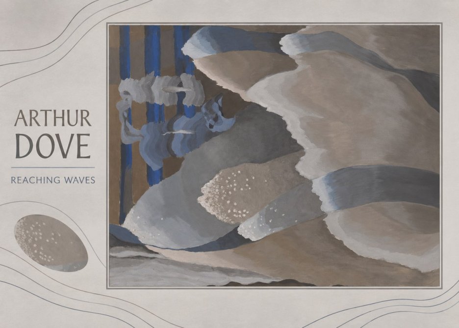 Arthur Dove Reaching Waves No3 - Poszter