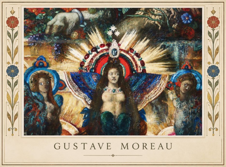 Gustave Moreau L'apparition I No1 - Poszter