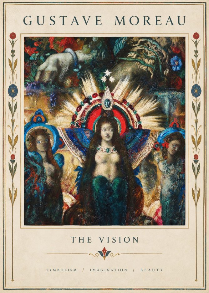 Gustave Moreau L'apparition I No5 - Poszter