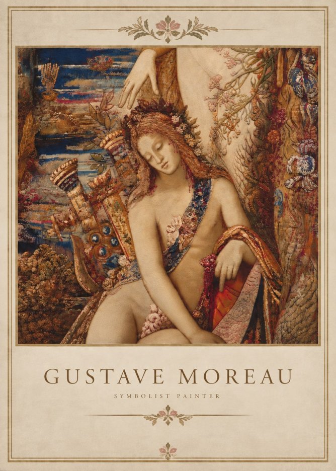 Gustave Moreau Jupiter and Semele II No5 - Poszter