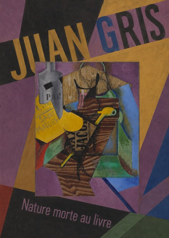 Juan Gris Nature Morte Au Livre No4 - Poszter