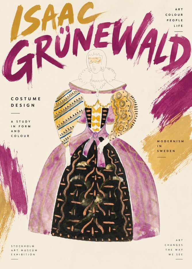 Isaac Grünewald Costume Design V No2 - Poszter