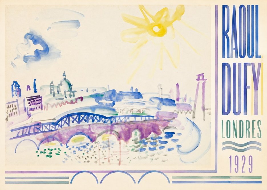 Raoul Dufy Londres - 1929 No2 - Poszter