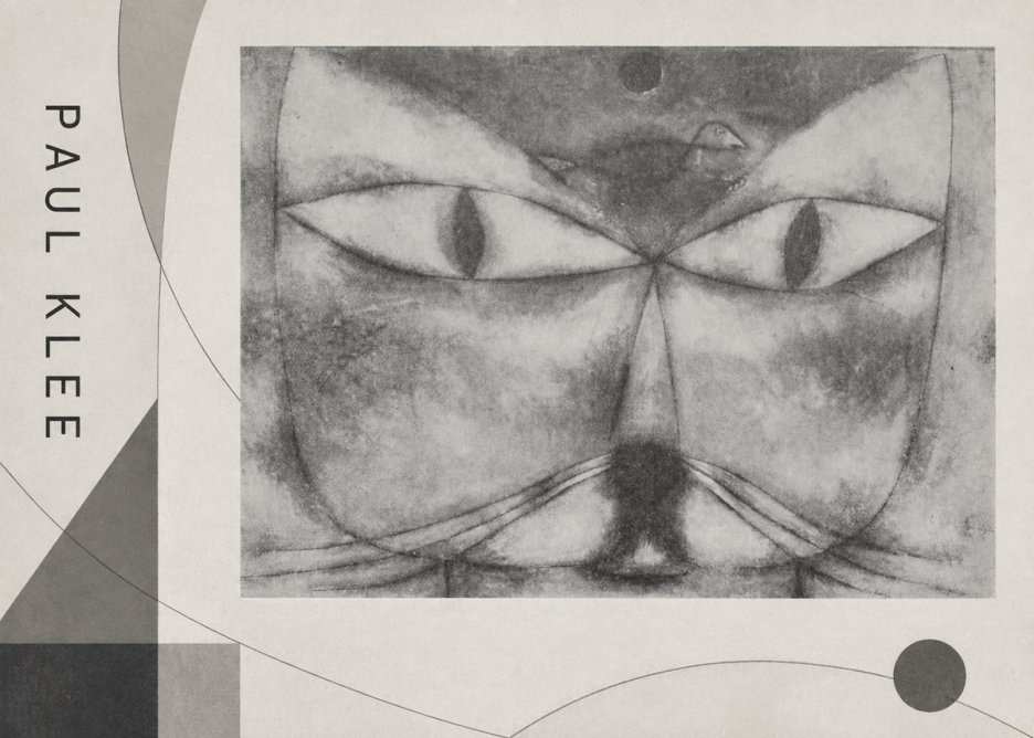 Paul Klee Cat and Bird No2 - Poszter