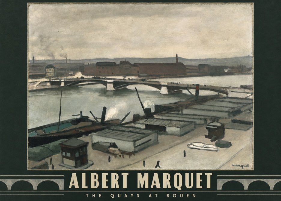 Albert Marquet The Quays at Rouen No4 - Poszter
