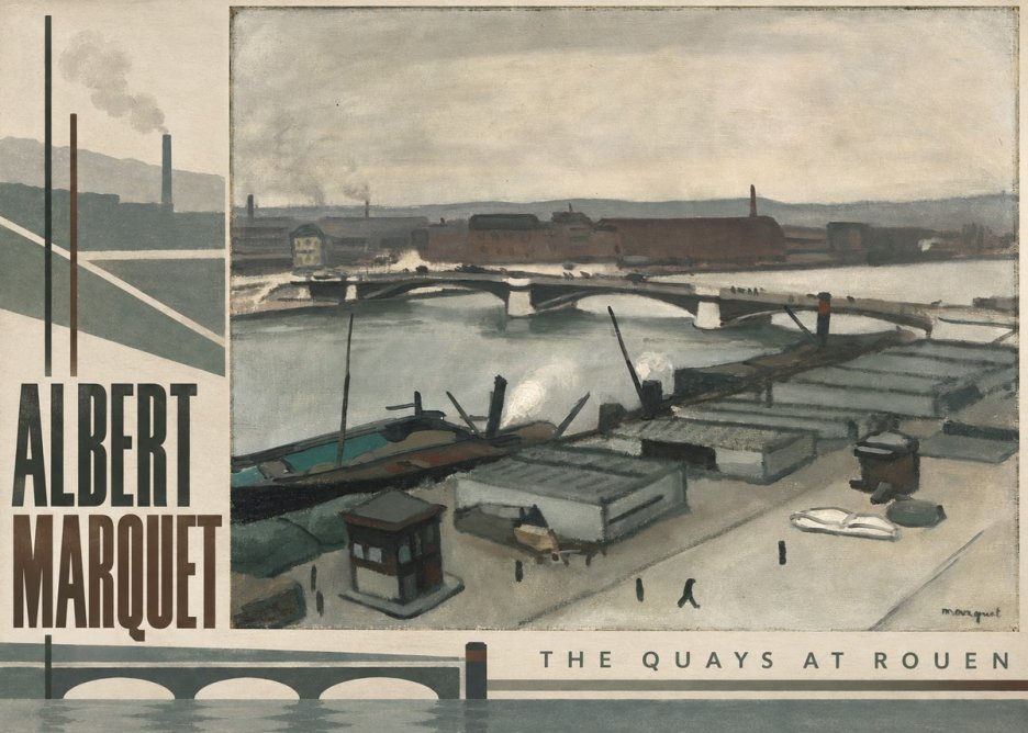 Albert Marquet The Quays at Rouen No5 - Poszter