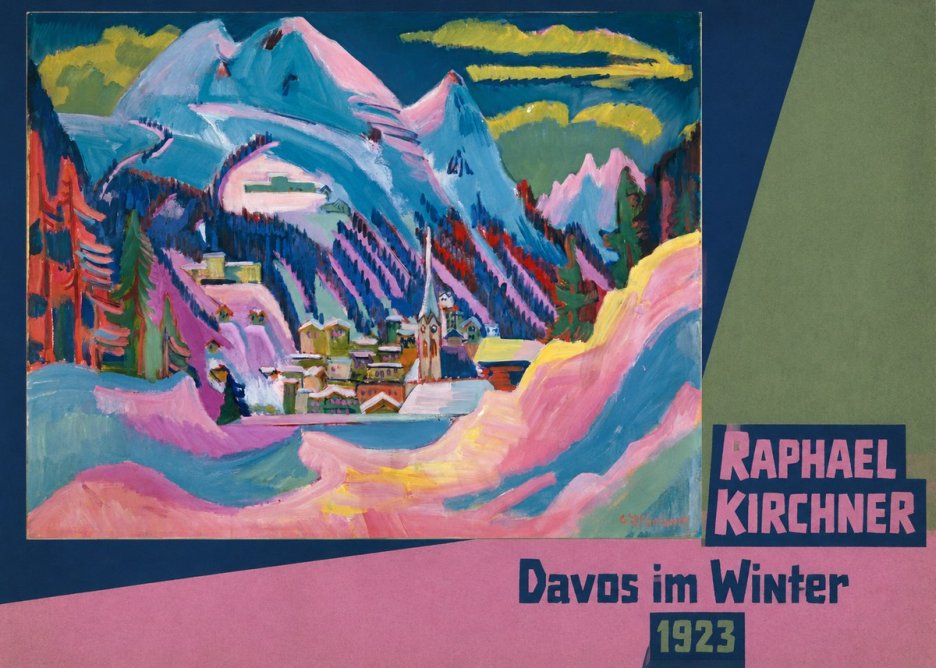 Raphael Kirchner Davos Im Winter No3 - Poszter