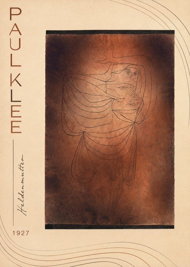 Paul Klee Heldenmutter No2 - Poszter