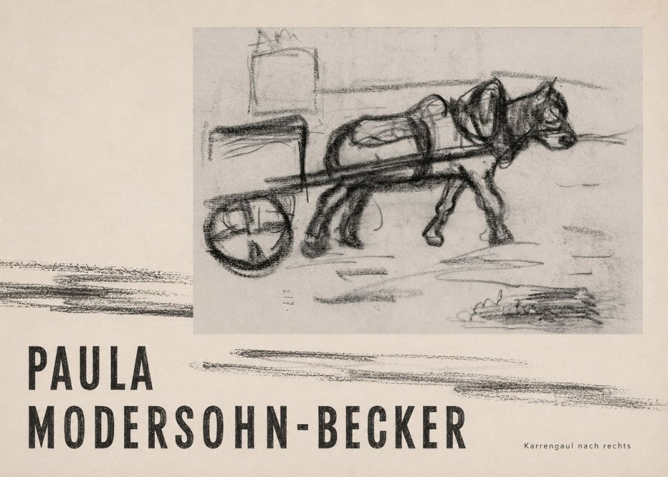 Paula Modersohn-Becker Karrengaul Nach Rechts No4 - Poszter
