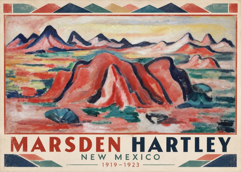 Marsden Hartley New Mexico No1 - Poszter