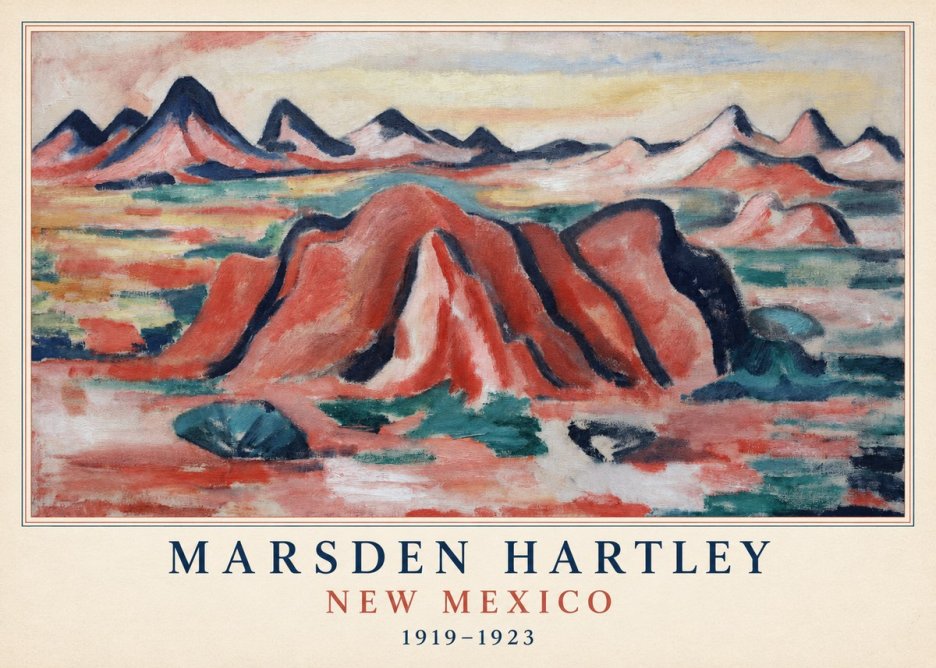 Marsden Hartley New Mexico No3 - Poszter