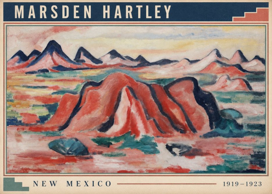Marsden Hartley New Mexico No6 - Poszter
