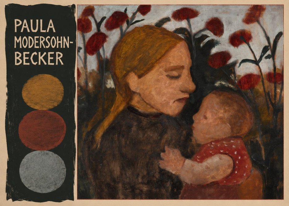 Paula Modersohn-Becker Mother and Child No5 - Poszter