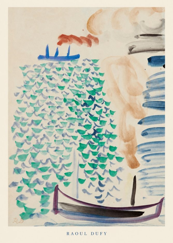 Raoul Dufy Boats on the Water No6 - Poszter