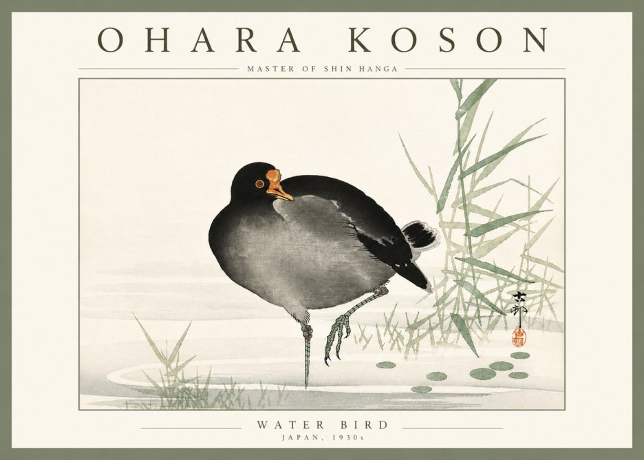 Ohara Koson Water Bird No4 - Poszter