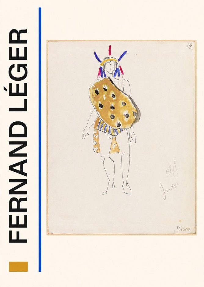 Fernand Léger Chef Indien No2 - Poszter