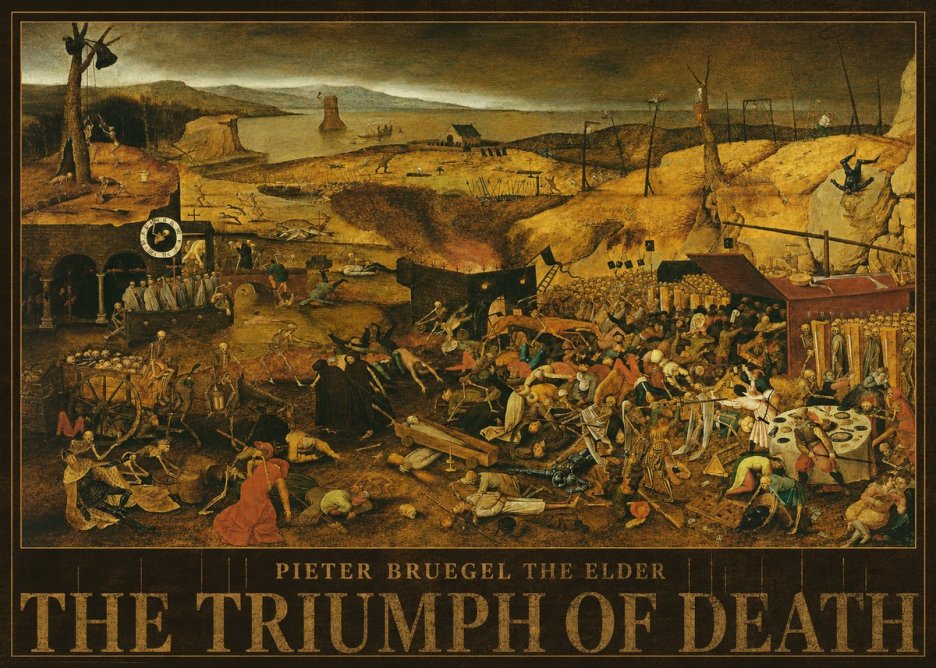 Pieter Bruegel The Triumph of Death I No5 - Poszter
