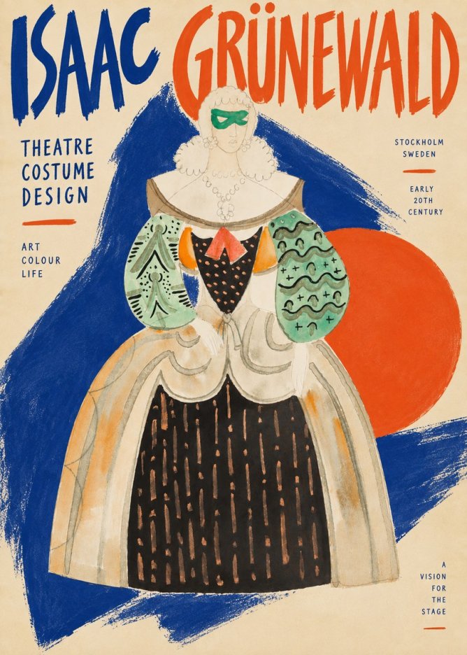 Isaac Grünewald Costume for the Theatre No4 - Poszter